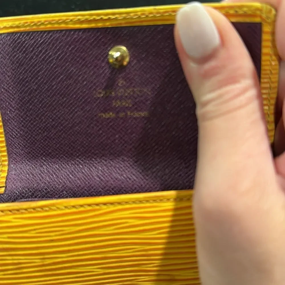 Louis Vuitton Gold and Orange Wallet